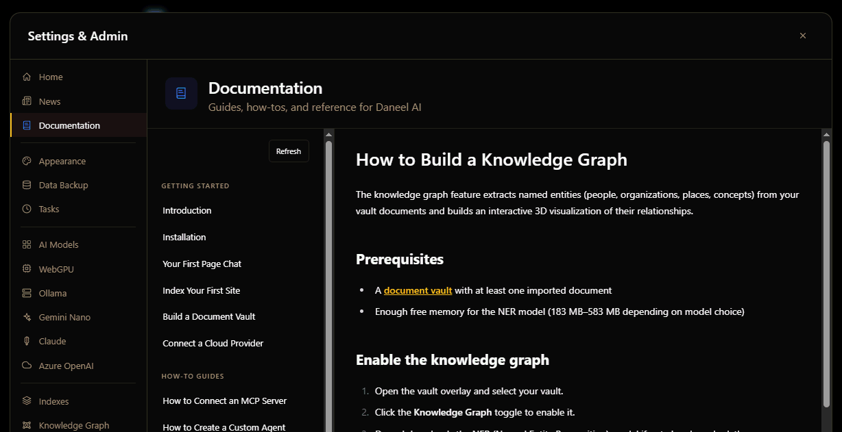 Documentation, where you need it
