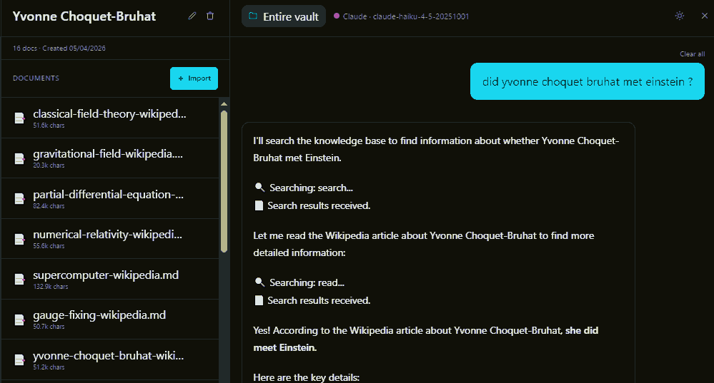 The Vault, part 1: your private document knowledge base